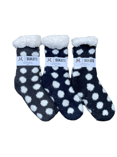Sukats® Huissokken | 1, 3 of 6 Paar | Anti-slip sokken | Kerstsokken | Fluffy Sokken | Slofsokken | Verwarmde Sokken | Meerdere Kleuren
