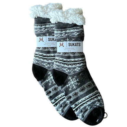 Sukats® Huissokken | Anti-slip sokken | Kerstsokken | Fluffy Sokken | Slofsokken | Verwarmde Sokken | 1, 3 of 6 Paar | Meerdere Kleuren