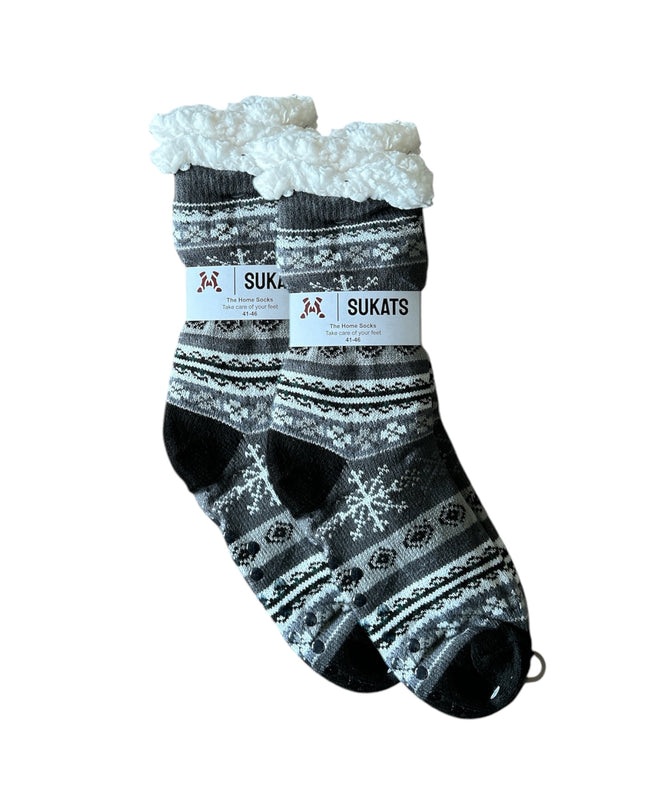 Sukats® Huissokken | Anti-slip sokken | Kerstsokken | Fluffy Sokken | Slofsokken | Verwarmde Sokken | 1, 3 of 6 Paar | Meerdere Kleuren