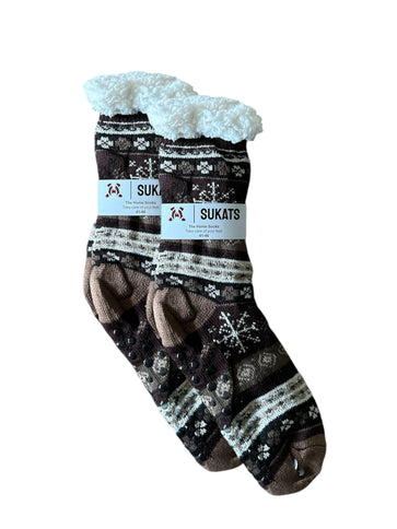 Sukats® Huissokken | 1, 3 of 6 Paar | Anti-slip sokken | Kerstsokken | Fluffy Sokken | Slofsokken | Verwarmde Sokken | Meerdere Kleuren