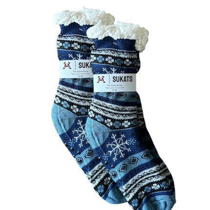 Sukats® Huissokken | Anti-slip sokken | Kerstsokken | Fluffy Sokken | Slofsokken | Verwarmde Sokken | 1, 3 of 6 Paar | Meerdere Kleuren