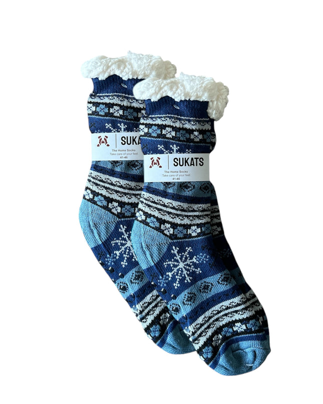 Sukats® Huissokken | Anti-slip sokken | Kerstsokken | Fluffy Sokken | Slofsokken | Verwarmde Sokken | 1, 3 of 6 Paar | Meerdere Kleuren