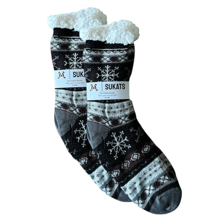 Sukats® Huissokken | Anti-slip sokken | Kerstsokken | Fluffy Sokken | Slofsokken | Verwarmde Sokken | 1, 3 of 6 Paar | Meerdere Kleuren