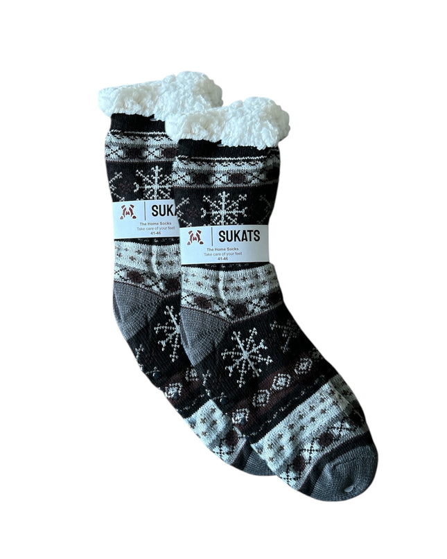 Sukats® Huissokken | Anti-slip sokken | Kerstsokken | Fluffy Sokken | Slofsokken | Verwarmde Sokken | 1, 3 of 6 Paar | Meerdere Kleuren