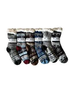 Sukats® Huissokken | 1, 3 of 6 Paar | Anti-slip sokken | Kerstsokken | Fluffy Sokken | Slofsokken | Verwarmde Sokken | Meerdere Kleuren