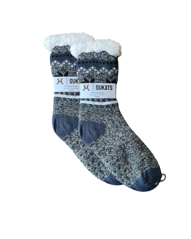 Sukats® Huissokken | Anti-slip sokken | Kerstsokken | Fluffy Sokken | Slofsokken | Verwarmde Sokken | 1, 3 of 6 Paar | Meerdere Kleuren