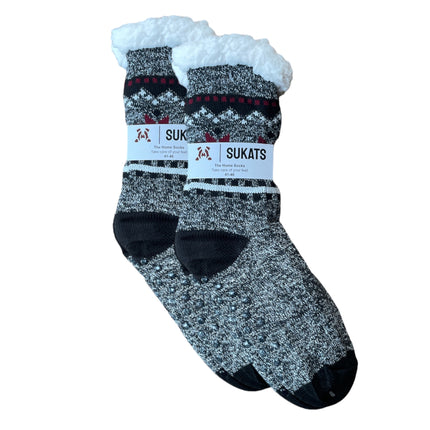 Sukats® Huissokken | Anti-slip sokken | Kerstsokken | Fluffy Sokken | Slofsokken | Verwarmde Sokken | 1, 3 of 6 Paar | Meerdere Kleuren