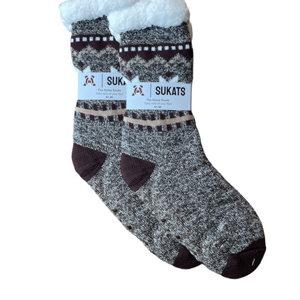 Sukats® Huissokken | Anti-slip sokken | Kerstsokken | Fluffy Sokken | Slofsokken | Verwarmde Sokken | 1, 3 of 6 Paar | Meerdere Kleuren