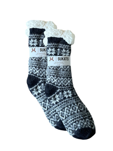 Sukats® Huissokken | 1, 3 of 6 Paar | Anti-slip sokken | Kerstsokken | Fluffy Sokken | Slofsokken | Verwarmde Sokken | Meerdere Kleuren