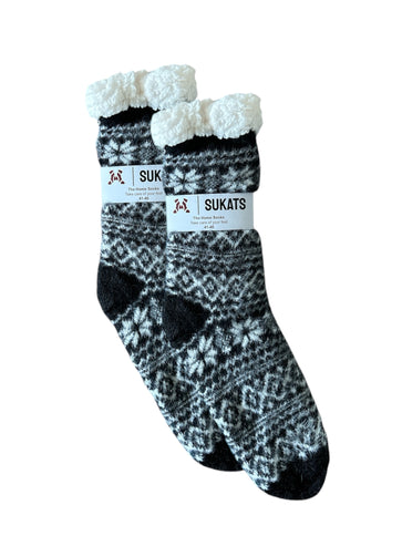 Sukats® Huissokken | 1, 3 of 6 Paar | Anti-slip sokken | Kerstsokken | Fluffy Sokken | Slofsokken | Verwarmde Sokken | Meerdere Kleuren