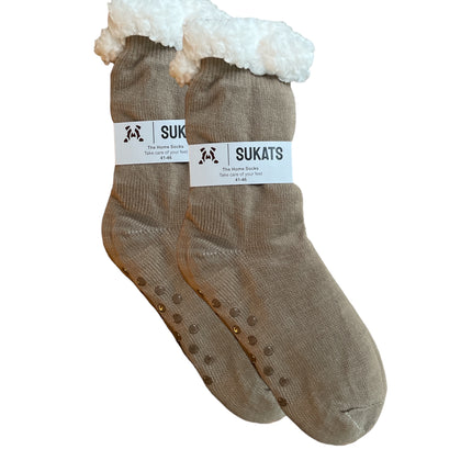Sukats® Huissokken | Anti-slip sokken | Kerstsokken | Fluffy Sokken | Slofsokken | Verwarmde Sokken | 1, 3 of 6 Paar | Meerdere Kleuren