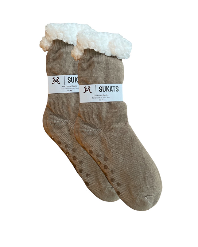 Sukats® Huissokken | Anti-slip sokken | Kerstsokken | Fluffy Sokken | Slofsokken | Verwarmde Sokken | 1, 3 of 6 Paar | Meerdere Kleuren