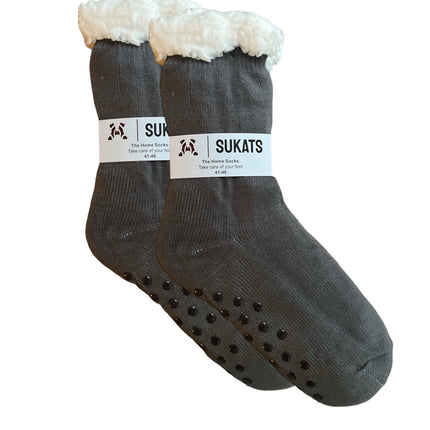 Sukats® Huissokken | Anti-slip sokken | Kerstsokken | Fluffy Sokken | Slofsokken | Verwarmde Sokken | 1, 3 of 6 Paar | Meerdere Kleuren