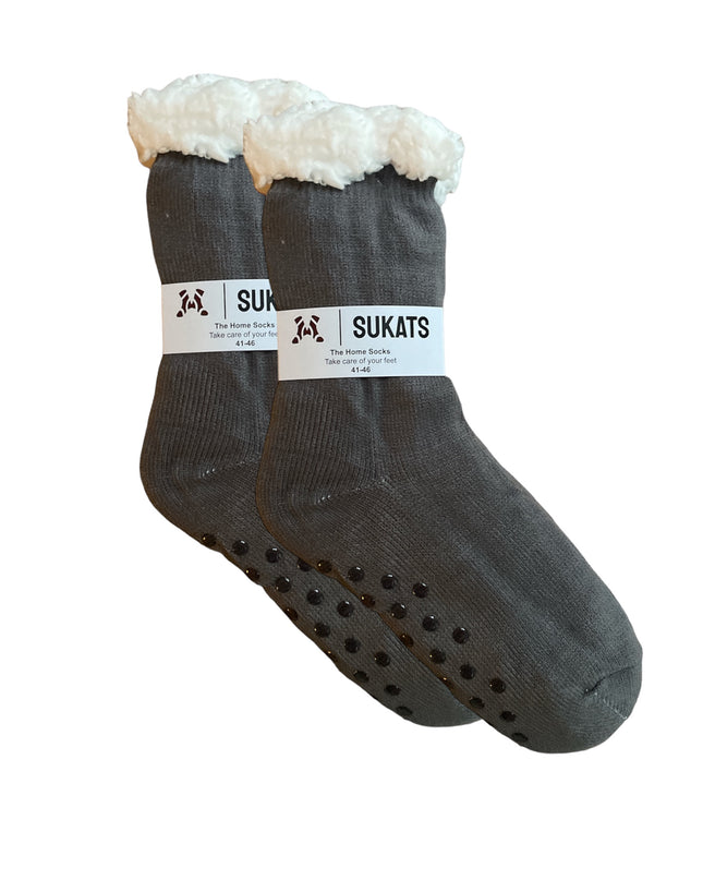 Sukats® Huissokken | Anti-slip sokken | Kerstsokken | Fluffy Sokken | Slofsokken | Verwarmde Sokken | 1, 3 of 6 Paar | Meerdere Kleuren