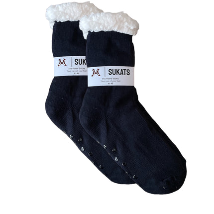 Sukats® Huissokken | Anti-slip sokken | Kerstsokken | Fluffy Sokken | Slofsokken | Verwarmde Sokken | 1, 3 of 6 Paar | Meerdere Kleuren