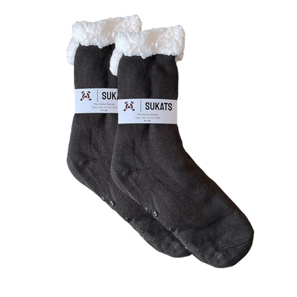 Sukats® Huissokken | Anti-slip sokken | Kerstsokken | Fluffy Sokken | Slofsokken | Verwarmde Sokken | 1, 3 of 6 Paar | Meerdere Kleuren