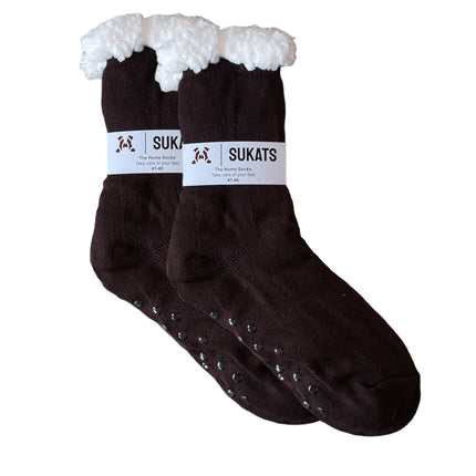 Sukats® Huissokken | Anti-slip sokken | Kerstsokken | Fluffy Sokken | Slofsokken | Verwarmde Sokken | 1, 3 of 6 Paar | Meerdere Kleuren