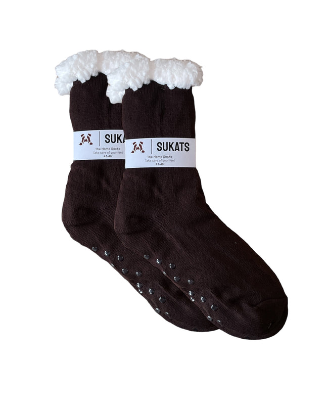 Sukats® Huissokken | Anti-slip sokken | Kerstsokken | Fluffy Sokken | Slofsokken | Verwarmde Sokken | 1, 3 of 6 Paar | Meerdere Kleuren