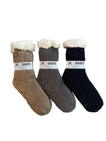 Sukats® Huissokken | 1, 3 of 6 Paar | Anti-slip sokken | Kerstsokken | Fluffy Sokken | Slofsokken | Verwarmde Sokken | Meerdere Kleuren