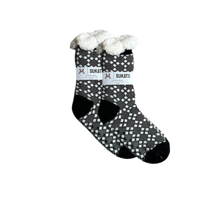 Sukats® Huissokken | Anti-slip sokken | Kerstsokken | Fluffy Sokken | Slofsokken | Verwarmde Sokken | 1, 3 of 6 Paar | Meerdere Kleuren
