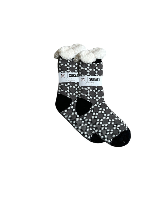 Sukats® Huissokken | Anti-slip sokken | Kerstsokken | Fluffy Sokken | Slofsokken | Verwarmde Sokken | 1, 3 of 6 Paar | Meerdere Kleuren