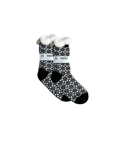 Sukats® Huissokken | 1, 3 of 6 Paar | Anti-slip sokken | Kerstsokken | Fluffy Sokken | Slofsokken | Verwarmde Sokken | Meerdere Kleuren