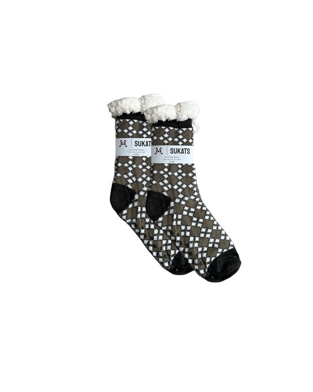 Sukats® Huissokken | Anti-slip sokken | Kerstsokken | Fluffy Sokken | Slofsokken | Verwarmde Sokken | 1, 3 of 6 Paar | Meerdere Kleuren
