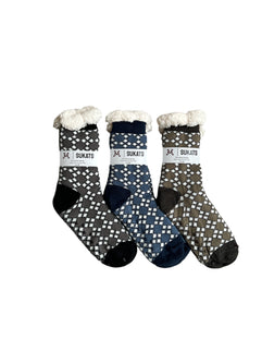 Sukats® Huissokken | 1, 3 of 6 Paar | Anti-slip sokken | Kerstsokken | Fluffy Sokken | Slofsokken | Verwarmde Sokken | Meerdere Kleuren