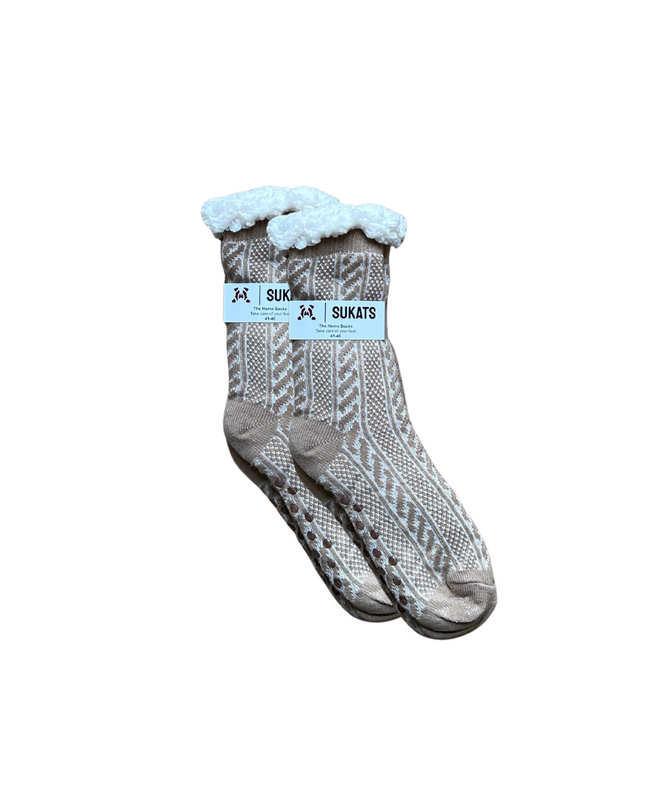 Sukats® Huissokken | Anti-slip sokken | Kerstsokken | Fluffy Sokken | Slofsokken | Verwarmde Sokken | 1, 3 of 6 Paar | Meerdere Kleuren