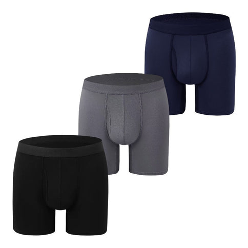 Hipperboo® 3-Pack Onderbroeken Heren - Boxershorts - Met of Zonder Opening