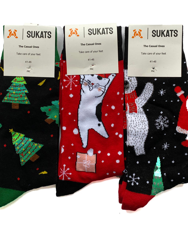 kerstsokken katoen