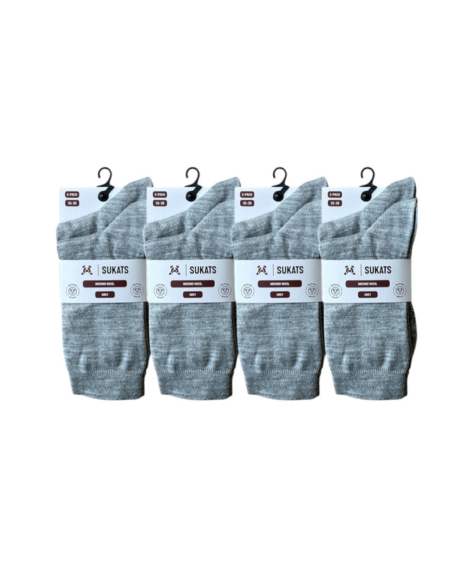 Sukats® Merino Wollen Sokken | 8 Paar | Met of zonder badstofzool