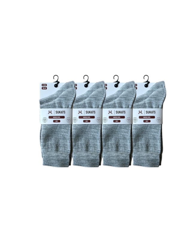 Sukats® Merino Wollen Sokken | 8 Paar | Met of zonder badstofzool