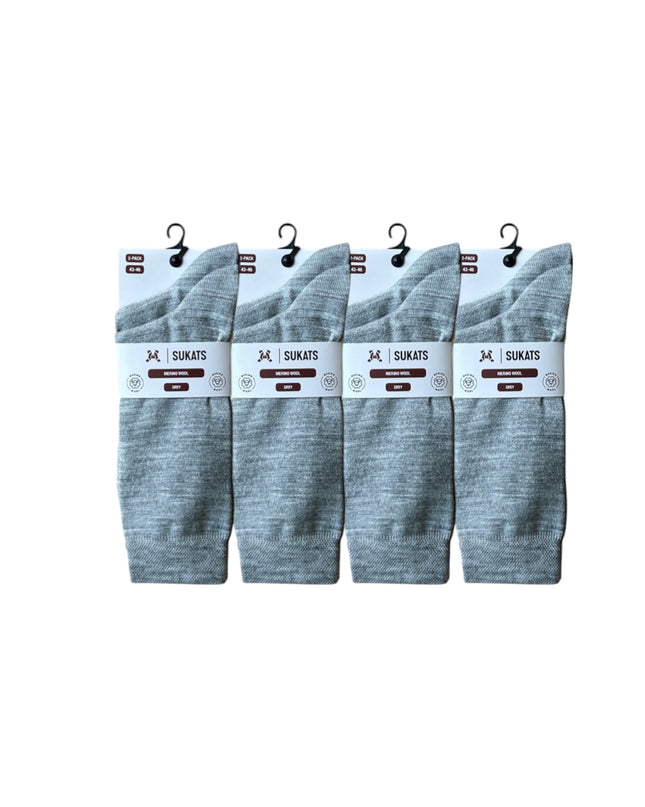Sukats® Merino Wollen Sokken | 8 Paar | Met of zonder badstofzool