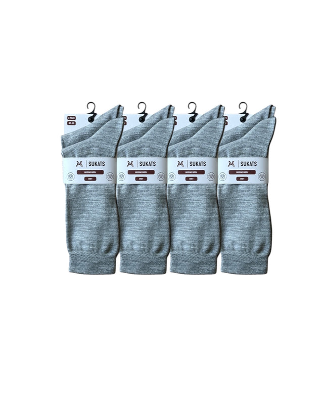 Sukats® Merino Wollen Sokken | 8 Paar | Met of zonder badstofzool