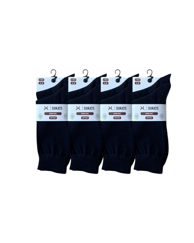 Sukats® Merino Wollen Sokken | 8 Paar | Met of zonder badstofzool