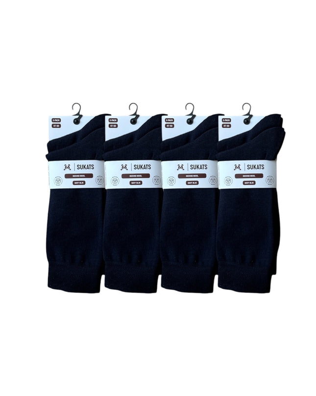 Sukats® Merino Wollen Sokken | 8 Paar | Met of zonder badstofzool