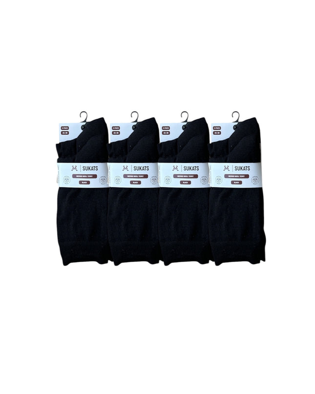 Sukats® Merino Wollen Sokken | 8 Paar | Met of zonder badstofzool
