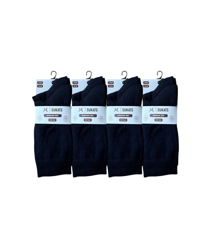 Sukats® Merino Wollen Sokken | 8 Paar | Met of zonder badstofzool