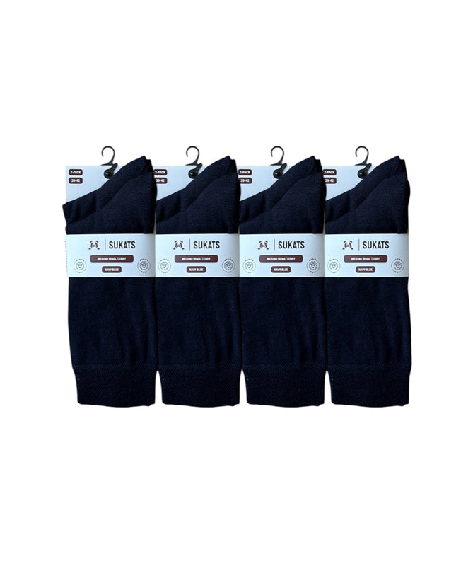 Sukats® Merino Wollen Sokken | 8 Paar | Met of zonder badstofzool